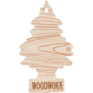 Wunderbaum Woodwork Lufterfrischer aus Papier in Baumform für die Autopflege.