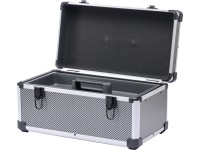 LUX Werkzeugkoffer Aluminium Silber-Schwarz