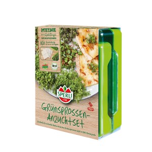 Sperli Set germogli MicroGreen: kit facile per coltivare germogli con cuscinetti di semi.