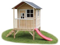 Exit Spielhaus Loft 300 Holz Natur