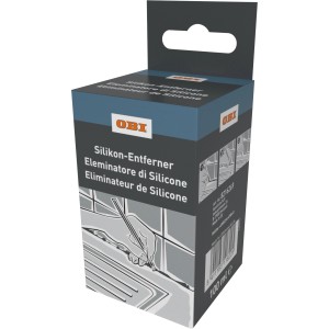 OBI gel rimuovi silicone 100ml con pennello per rimuovere residui di silicone.