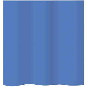 Tenda doccia blu Diaqua® Basic in tessuto, 180x200 cm, idrorepellente.