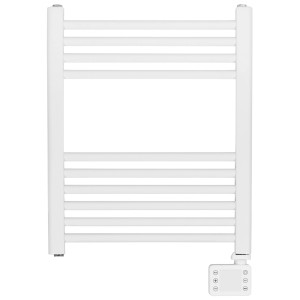 Radiateur infrarouge blanc Eurom Sani 400 Wifi en métal, radiateur de salle de bain avec contrôle.