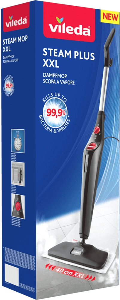 Panni Di Ricambio Per Pulitore A Vapore Vileda - 6 Pezzi (3 Grigio + 3 Bianco) - Foto 2