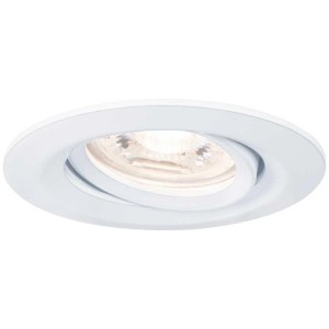 Spot LED encastrable Paulmann Nova Mini blanc orientable, 4W, 310lm. Idéal pour éclairage d'accentuation.
