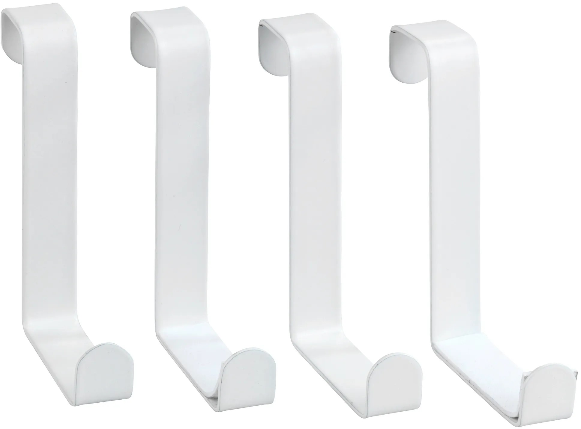 Wenko Türhaken Kunststoff Weiss 4er-Set