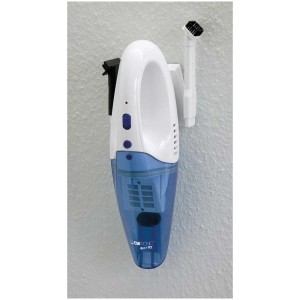 Aspirateur eau et poussière sans fil Clatronic AKS 828 avec support mural.