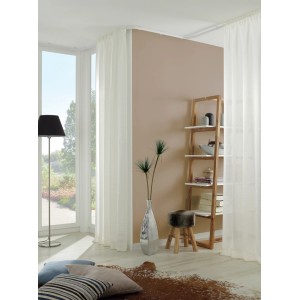 Binario per tende flessibile Gardinia Flexline (350 cm) in plastica, montato a soffitto.