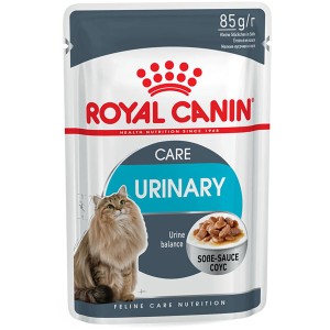 Royal Canin Urinary Care cibo umido per gatti, busta da 85g per un tratto urinario sano.
