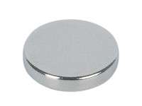 Fix-o-moll Magnetscheibe Neodym klebend Silber 1,5 mm x Ø 8 mm / 10 Stk.