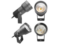 LED-Gartenstrahler Charly L IP67 Warmweiss 12 W / 1'150 lm