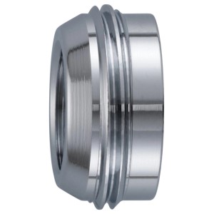 Riduzione Neomatic Pro, ottone cromato, IG 3/8, IG 1/2, AG 3/4 per miscelatori.