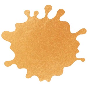 Macchia di vernice color zucca metallizzata della vernice per mobili e giocattoli Little Stars.