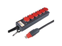 Steffen Steckdosenleiste Professional 6-fach T25 IP55 Kabellänge 5 m