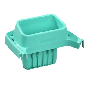 Leifheit Auspresssieb Power Clean, accessoire turquoise pour seau de nettoyage.