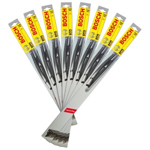 Plusieurs essuie-glaces Bosch Eco KSN 340UE dans un paquet. Essuie-glaces pour une vision claire.
