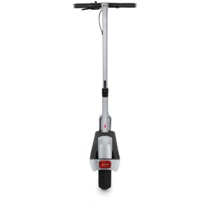 Trottinette électrique Soflow So One+ gris argenté avec 1'000 W, vue arrière.