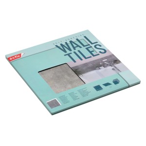 d-c-fix Wandfliesen Wall Tiles 6er-Set Solid Concrete, zur einfachen Anbringung als Wanddekoration.