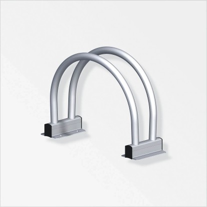 Fahrrad-Ständer Aluminium blank