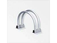 Fahrrad-Ständer Aluminium blank