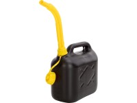 Tanica canestro plastica per carburante 20 litri con tubo versatore