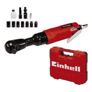 Clé à cliquet pneumatique Einhell TC-PR 68 avec accessoires et coffret.