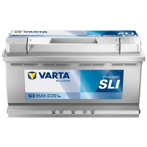 Batteria di avviamento Varta Dynamic SLI, 12V, 95Ah, per un'elettricità auto affidabile.
