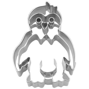 Pinguin Ausstecher aus Edelstahl, 5,5 cm, ideal zum Backen und Basteln.