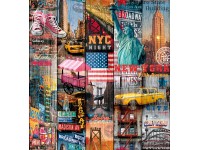 D-c-fix® Selbstklebefolie Manhattan Mehrfarbig 45 x 200 cm