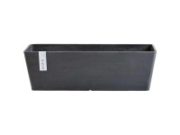 Ecopots Pflanzkasten Brügge Dunkelgrau (HxBxT) 17 x 17 x 55 cm