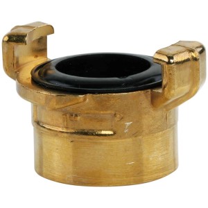 Raccord rapide Gartec avec filetage femelle 1", en laiton, pour systèmes d'eau froide.