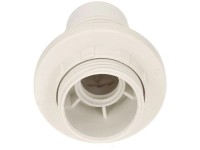 E14-Fassung Randmantel M10 x 1 Weiss inkl. Ring
