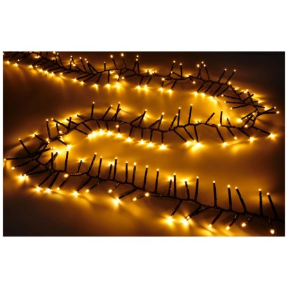 LED-Clustererkette Warmweiss 288 LED / Länge 300 cm