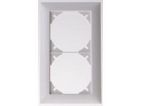 UP-Abdeckrahmen EdizioDue Feller 2-fach Weiss UP-Abdeckrahmen EdizioDue Feller 2-fach Weiss