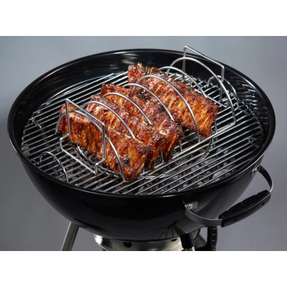 Bratenkorb und Spareribs-Halter 13 x 39,5 x 25,5 cm