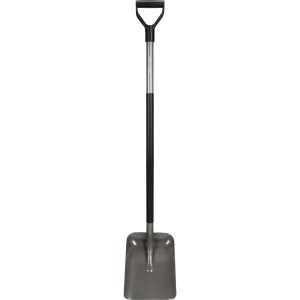 Pala Ergonomic Fiskars con manico a D, ideale per giardinaggio e edilizia.