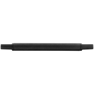 Maniglia per mobili Siro 2457 in metallo nero opaco, interasse 128 mm.