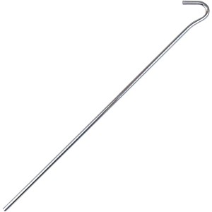 Picchetto per tenda Happy People zincato, 30 cm di lunghezza, con occhiello. Ideale per il campeggio.