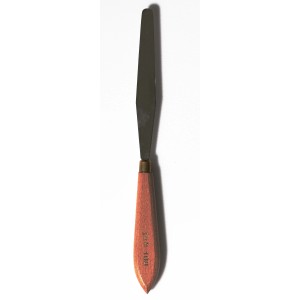 Pébéo Malspachtel Nr. 100 mit schmaler Klinge und Holzgriff für Maltechniken.