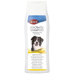Trixie Shampoo per cani Jojoba, flacone da 250ml per pelo lucido.