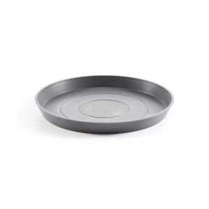 Sottovaso Ecopots Amsterdam, Ø 44,5 cm, grigio. Ideale per interni ed esterni.