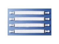 Wenko Betttuchspanner Weiss 29 x 2,5 cm / 4 Stk. Wenko Betttuchspanner Weiss 29 x 2,5 cm / 4 Stk.