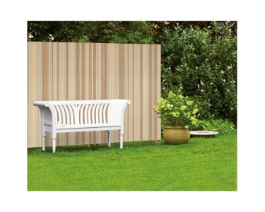 Videx Sichtschutzmatte Rügen - Kunststoff Teak, 160x300 Cm - Wind- Und Blickschutz Für Zaun & Balkon