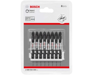 Bosch Impact Control Jeu d'embouts de vissage à double lame PH2
