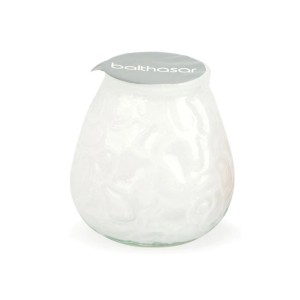 Bougie blanche non parfumée dans un verre américain, Ø 10 cm, hauteur 10,5 cm. Bougie décorative pour une lumière d'ambiance.