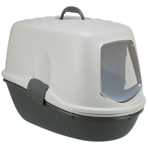 Maison de toilette Trixie Berto Top avec système de séparation, gris/anthracite, 41x38x59cm.
