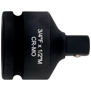 Metabo Adapter 3/4 auf 1/2 schlagfest, schwarz, aus robustem CR-MO Stahl. Zubehör für Schrauber.