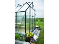 Halls Gewächshaus Magnum 108 Stegdoppelplatten Grün 8,3 m²