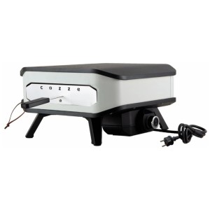 Forno per pizza elettrico Cozze bianco con pietra refrattaria per pizza croccante.