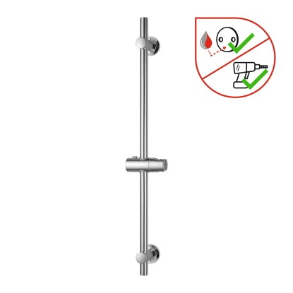 Baliv Asta doccia DST-50.01 cromata lunghezza 70,5 cm